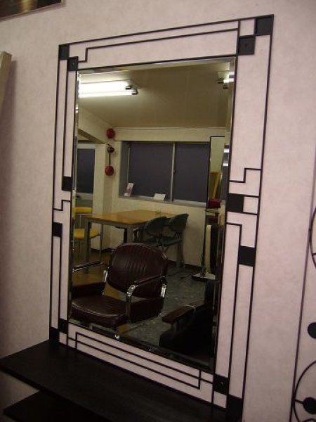 画像2: 【新品】アイアンミラー『　Ｒ・デコ　』 (2)