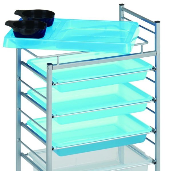 画像6: 【新品】【送料無料】Ｃ-328　ヘアカラーワゴン (6)