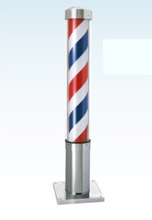 ⭐︎匿名配送　【ジャンク品】壁掛け式サインポール　理容　床屋 送料無料 サインポール 大阪サイン OS ムーンロングLE