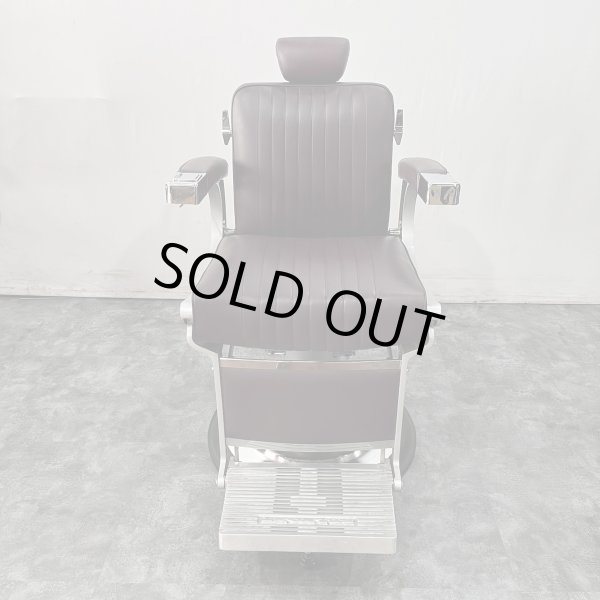 画像2: 【中古現状品】タカラ クラシックバーバーチェア No.225 【張替可能】 (2)