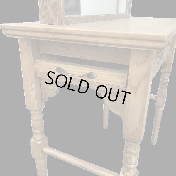 画像9: 【中古現状品】マテリ　アンティークドレッサー　片面ミラー【関西エリア限定販売】 (9)