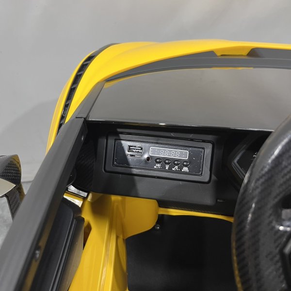 画像15: 【受注生産品】子供用セットイス  キッズカー  ランボルギーニ(イエロー) (15)