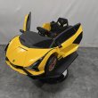 画像9: 【受注生産品】子供用セットイス  キッズカー  ランボルギーニ(イエロー) (9)