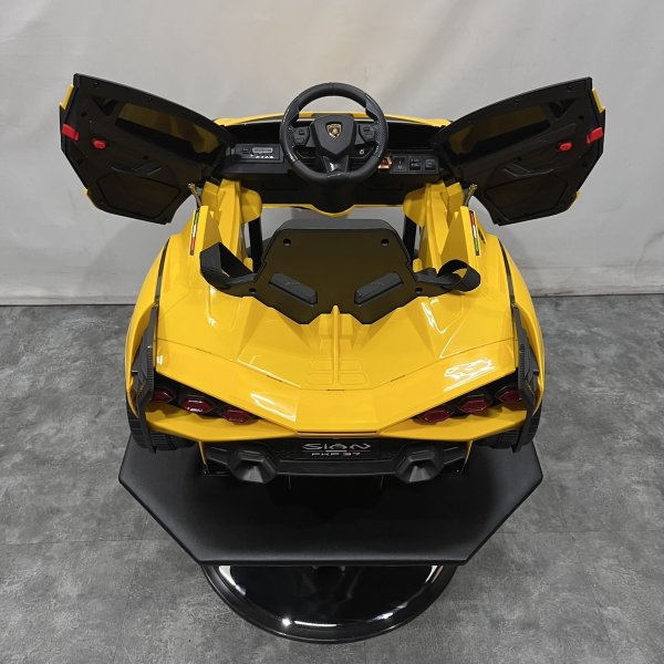 画像11: 【受注生産品】子供用セットイス  キッズカー  ランボルギーニ(イエロー) (11)