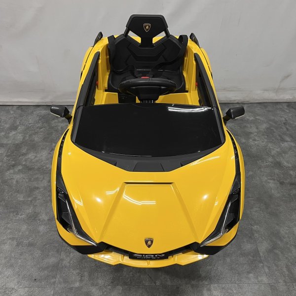 画像4: 【受注生産品】子供用セットイス  キッズカー  ランボルギーニ(イエロー) (4)