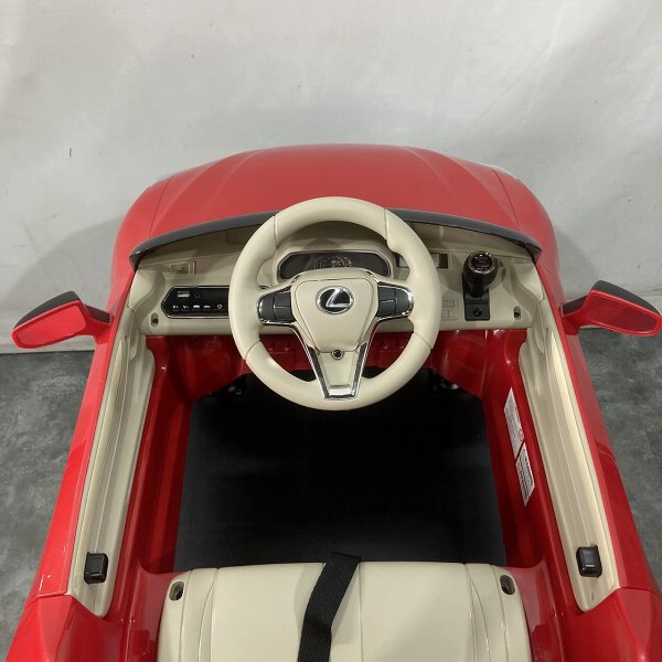 画像6: 【受注生産品】子供用セットイス キッズカー レクサス LC500　レッド (6)
