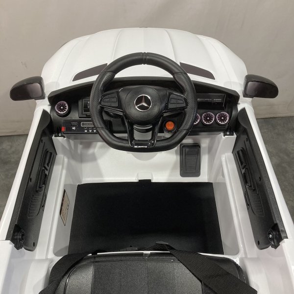 画像9: 【受注生産品】子供用セットイス キッズカー ベンツAMG　ホワイト (9)