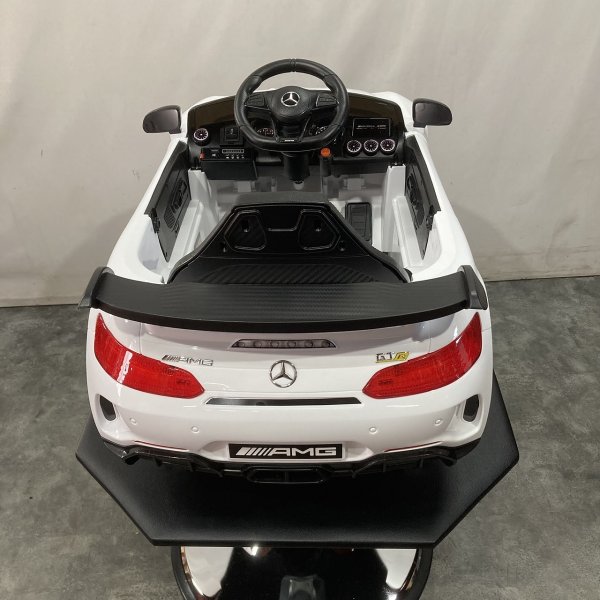 画像8: 【受注生産品】子供用セットイス キッズカー ベンツAMG　ホワイト (8)