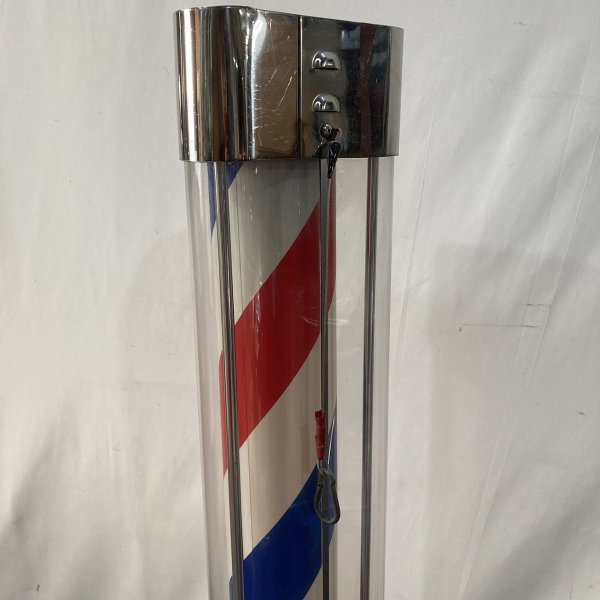 画像7: 【中古現状品】三角型サインポール スタンド式【希少品】　150cm【60Hz  西日本仕様・関西エリア限定販売】 (7)