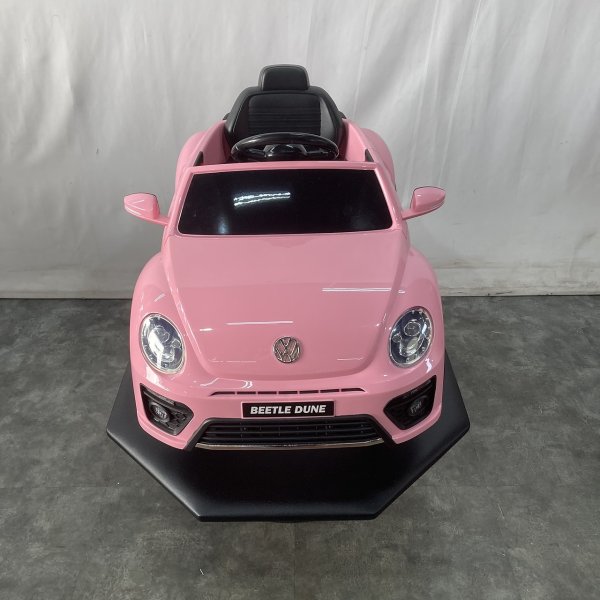 画像2: 【受注生産品】子供用セットイス キッズカー　フォルクスワーゲンビートル　ピンク (2)