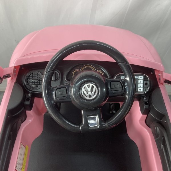 画像8: 【受注生産品】子供用セットイス キッズカー　フォルクスワーゲンビートル　ピンク (8)